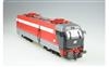 Rivarossi HR2318 - E454.002 in livrea rosso/grigio con fascia bianca FS