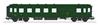 Ree Modeles VB-416- SNCF Carrozza passeggeri B4D ex PLM con luci di coda n° 54213