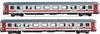 Rivarossi HR4315 - Trenitalia Set carrozze tipo Gran Conforto Intecity Day di 1^ classe