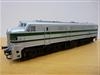 Electrotren 2450 - Locomotiva diesel RENFE 1818 argento e verde