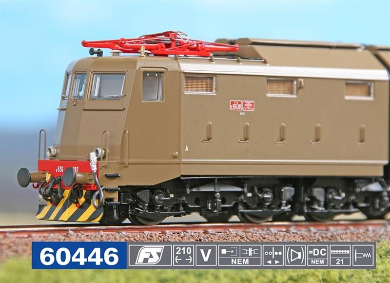 得価限定品アクメ ACME 60446 Locomotiva E 636 287 FS A.C.M.E HOゲージ 鉄道模型 海外 列車 電車 車両 中古 良好M6515016 外国車輌